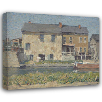 "A Bit of New Hope, Pennsylvania" by  Robert Spencer - Gallery Wrap Canvas Wall Art