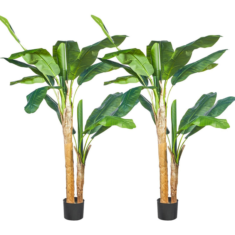 Bananier artificiel en pot par Maydear, H 59 po x l 8 po x P 8 po