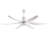 6 PCS ABS Blades  56 Ceiling Fan With Light Kit 3 Color LED Light Source, DC 6 Speed ,Remote Control Ceiling Fan-1996679144-1996679145