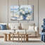 Fleur rustique, art mural, fenêtre, paysage marin, bord de mer, paysage, peinture, hortensia blanc, impressions sur toile-275133191