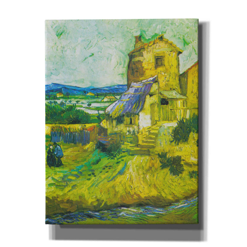 «The Old Mill On Canvas» par MASTERS, reproduction, H 16 po x l 12 po x P 0,75 po