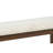 1Pc Fabric Upholstered Bench Wooden Dining Room Furniture