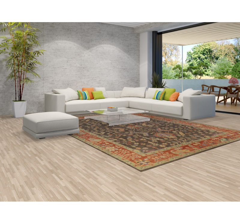 Vegetable Dye Oushak Turkish Area Rug 9x12