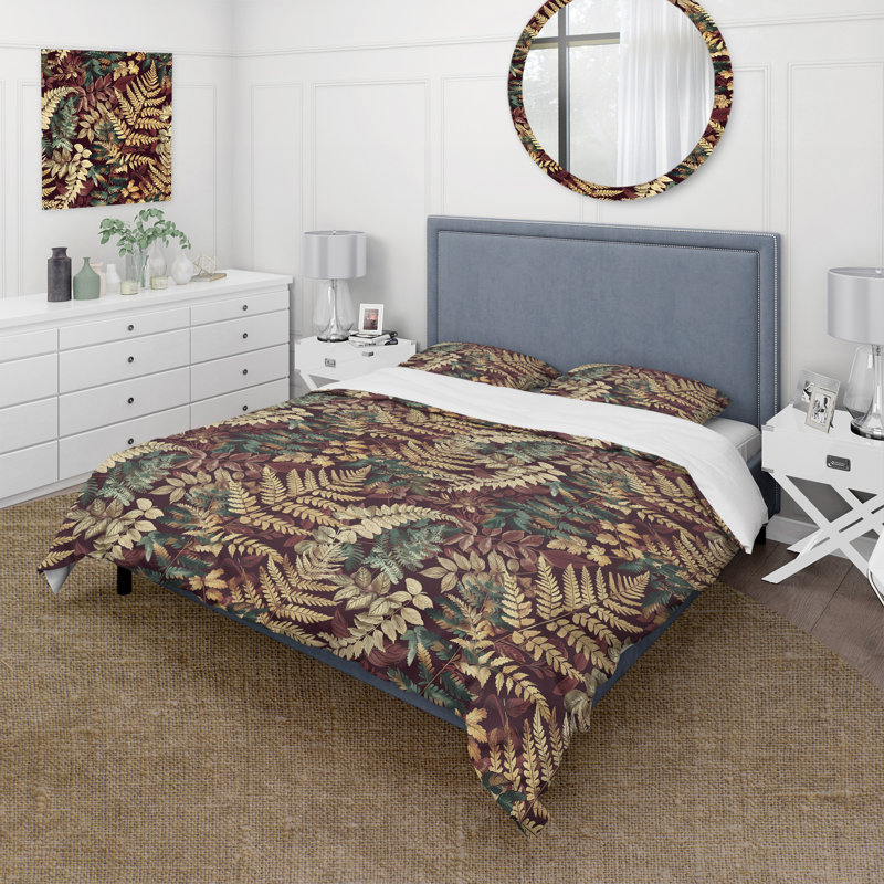Ensemble de housse de couette Tropical, Housse de couette très grand + 2 taies décorativ