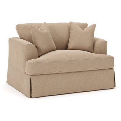 Lucia Slipcovered Chair and a Half