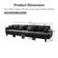 Canapé 4 places avec accoudoirs en forme de coquillage Boucle-245966093-245966094-245966081