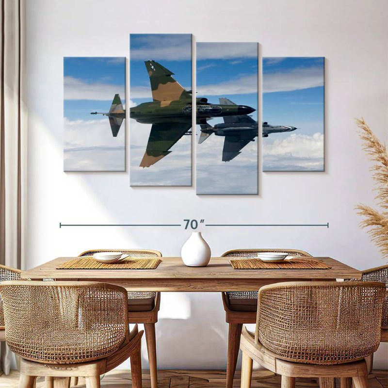Mait American Jets militaire, H 42 po x l 68 po