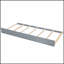 Lit plateforme avec rangement en bois avec DEL, 2 tiroirs et 1 lit gigogne pour les chambres modernes et fonctionnelles-1428104859