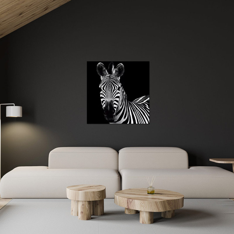 Zèbre II par Debra Van Swearingen - photographie non encadrée, H 24 po x l 24 po x P 0,25 po