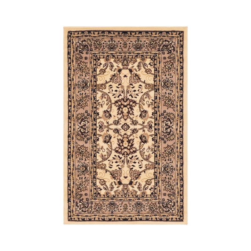 Hanan Floral Area Rug, Rectangle 2' x 3'1", Ivory