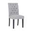 Chaise d'appoint rembourrée en lin capitonné Wren-263736401-197857312