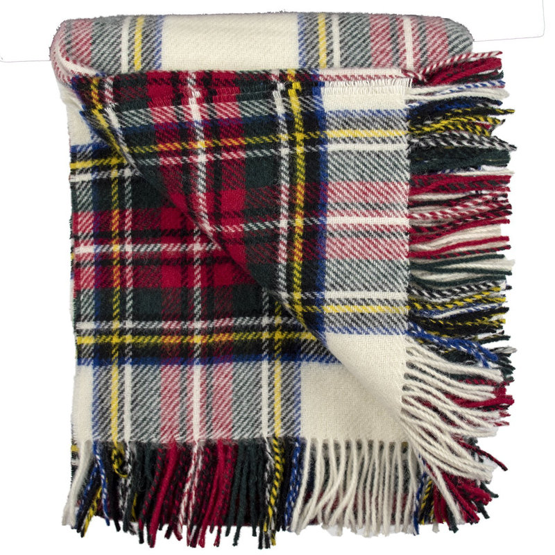 Hand Woven Throw Blanket, Dress Stewart