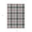 3' X 5' Black Ivory And Red Plaid Washable Indoor Outdoor Area Rug