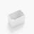 Acrylic Spacious Rectangle Shape Freestanding Bathtub With Chrome Overflow & Pop-Up Drain