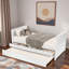 Lit plateforme avec 3 tiroirs et lit gigogne-574075915