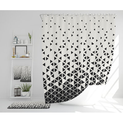 Nehorai Polyester Shower Curtain Set
