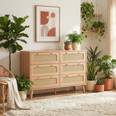 100 cm W Chest of 6 Drawers
