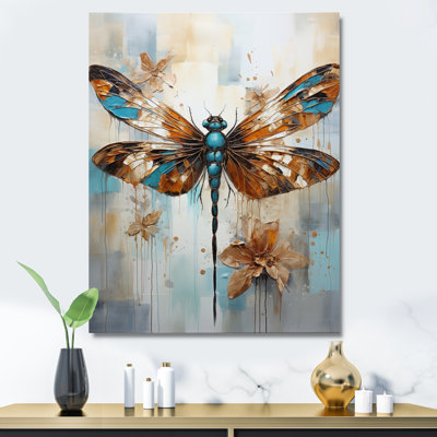 Libellule turquoise sarcelle