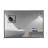 Maylie Metal Rectangle Wall Mirror