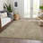 Machine Washable Indoor/Outdoor Chantille ACN1106 Beige Rug-109485042