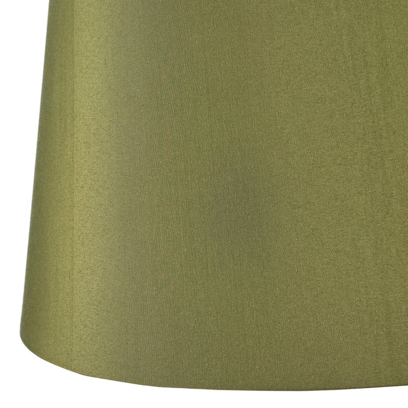 24cm H Cotton Empire Lamp Shade ( Uno ), Sage Green