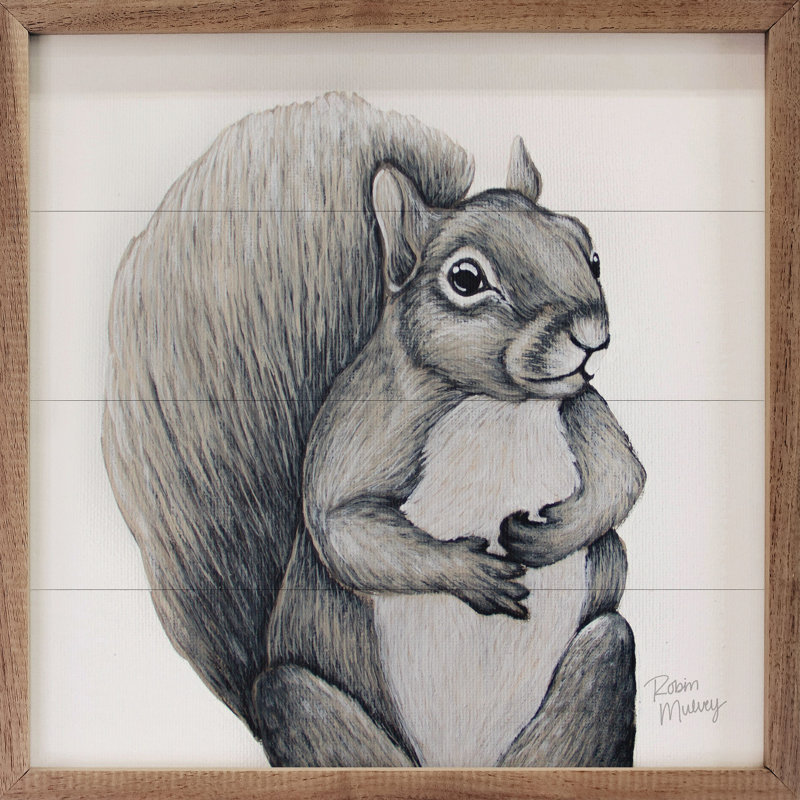 Écureuil par Robin Sue Studio, H 4 po x l 4 po