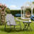 Outdoor Garden Rocking Chair For Indoor Sling Fabric Rocker For Patio, Balcony, Porch And Brown-812285215