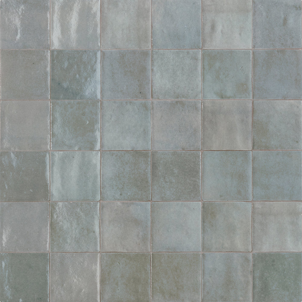 Greenwich 4" x 4" Glossy Tile, Glicine