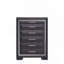 Coffre de rangement G01600-CH, noir