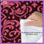Édredon rose à motif damassé-132254816