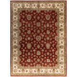 Overdyed One-of-a-Kind Rectangle 9'1" X 12'2" Hand Knotted Area Rug