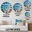 Horloge murale Oceanic Beach Harmony I-549382181