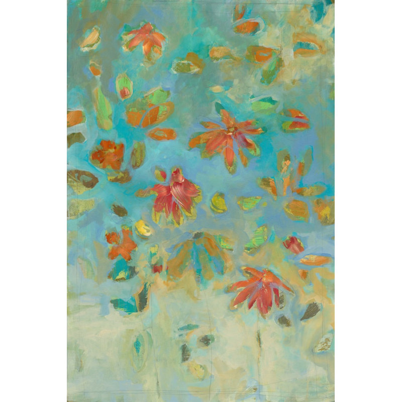 «Summer 2021 Floral Expression 2» par Maeve Harris, reproduction sur toile, H 36 po x l 24 po