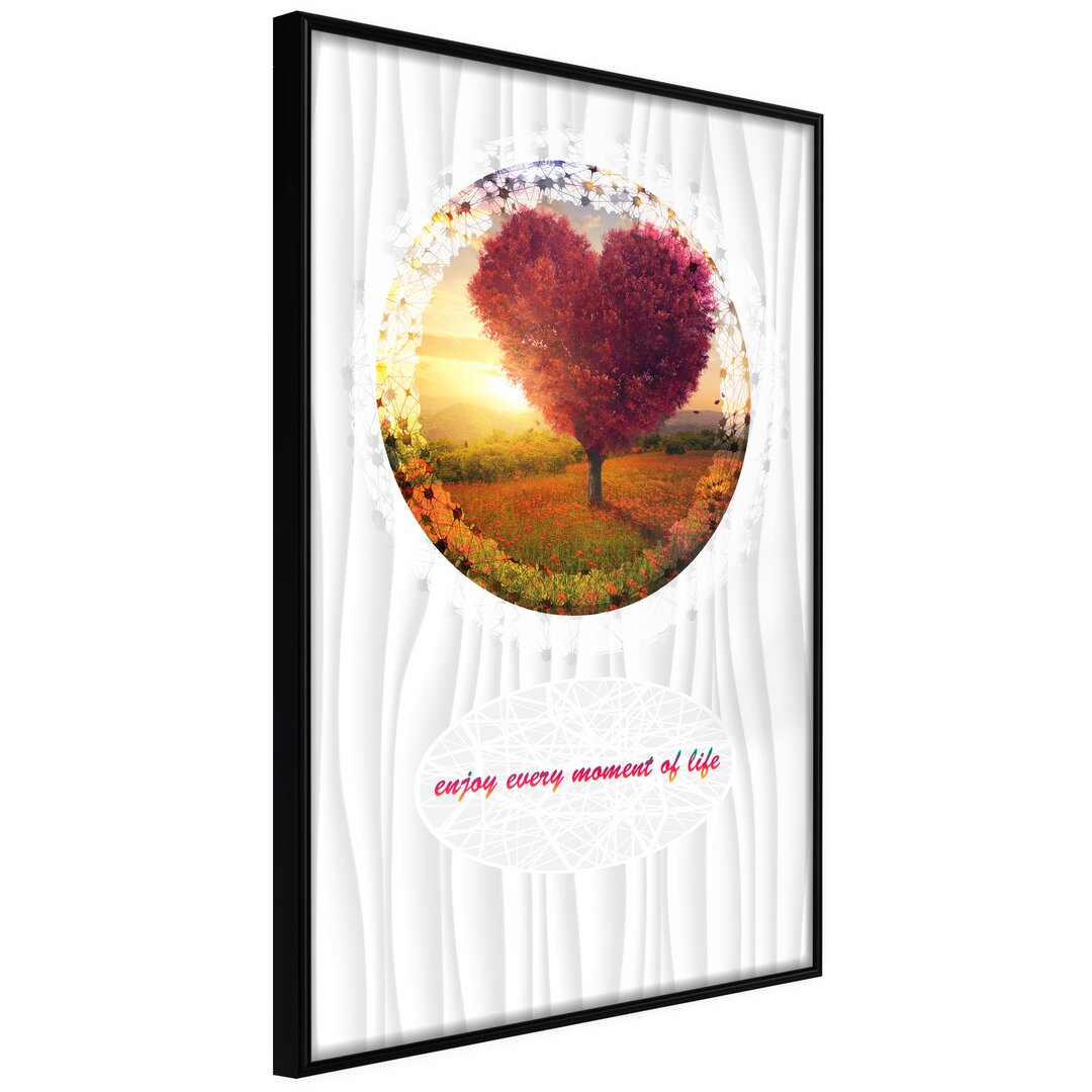 Gerahmtes Poster Heart Tree II