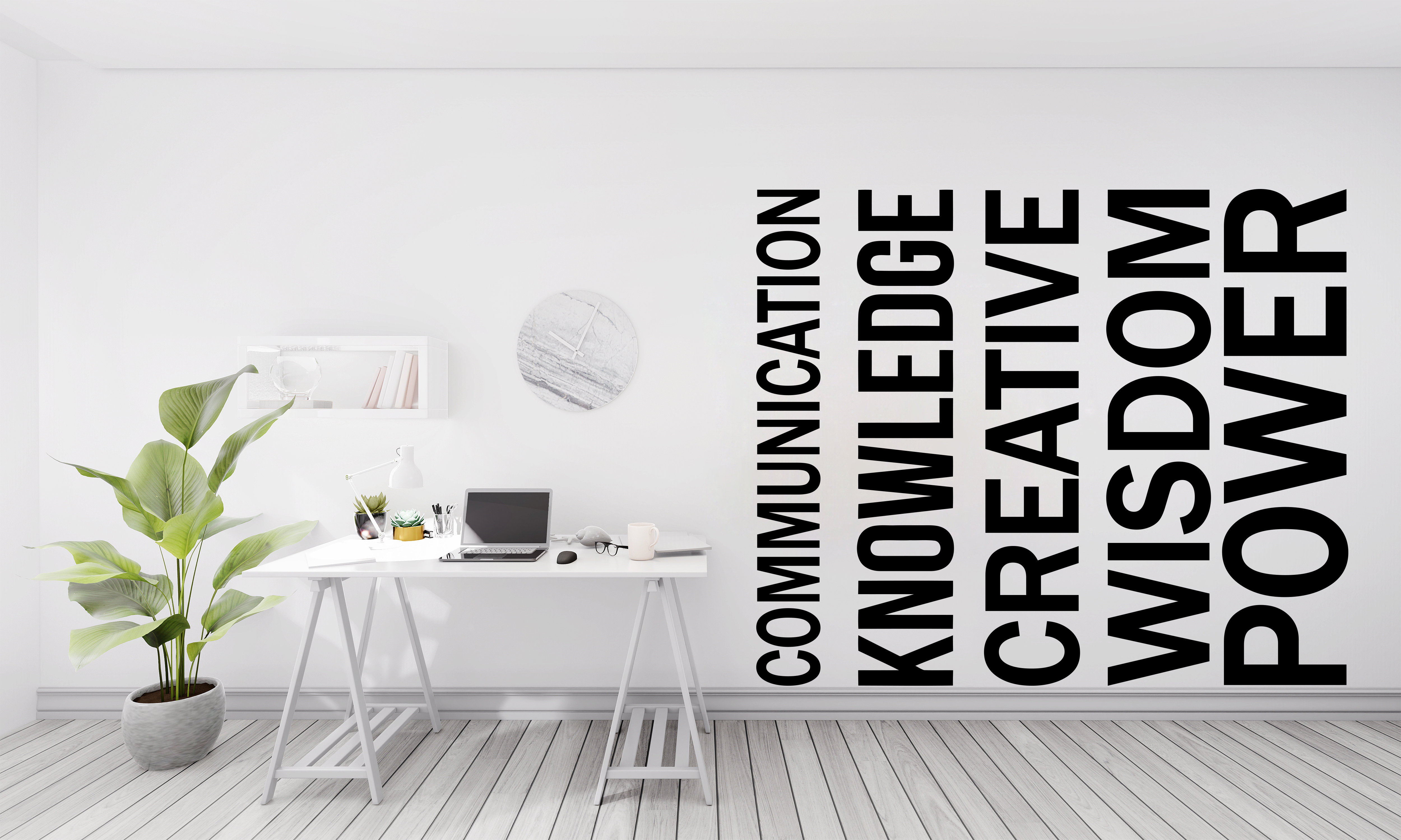 Trinx Knowledge Power Communication Skills Wall Decal, School Vinyl ...