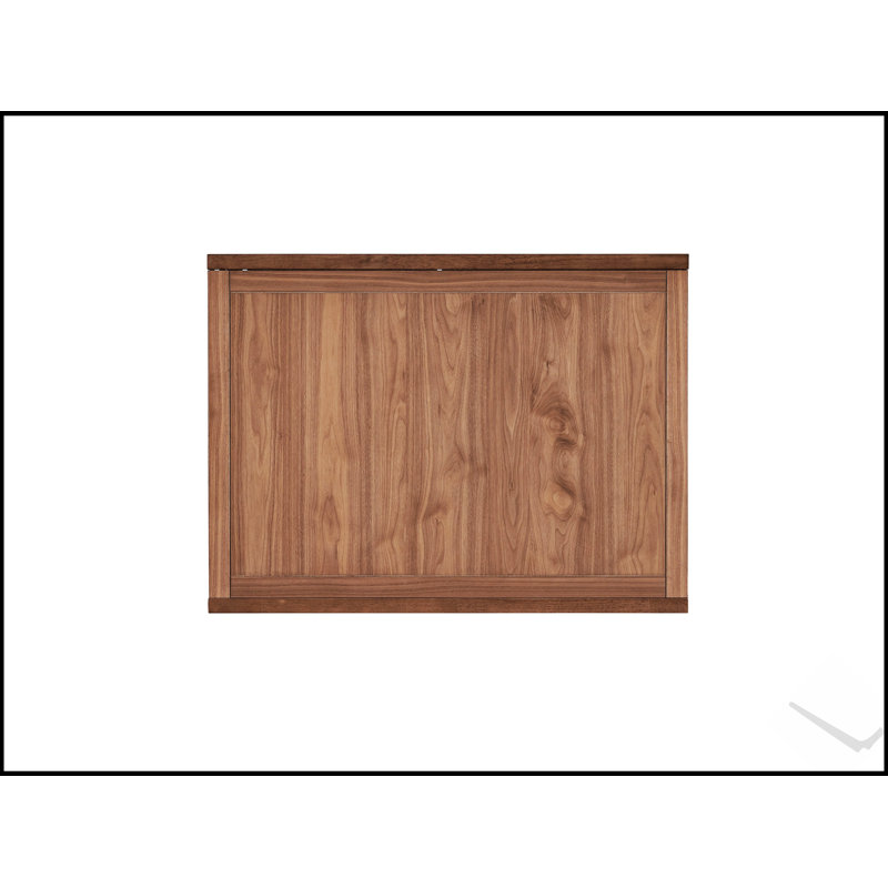 Table de salle à manger Mayah au fini noyer avec rallonge, durable et élégante
