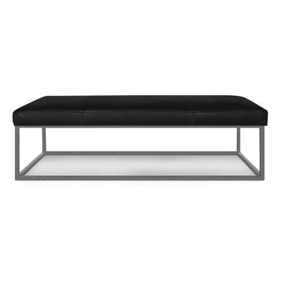 Morgan Leather Ottoman