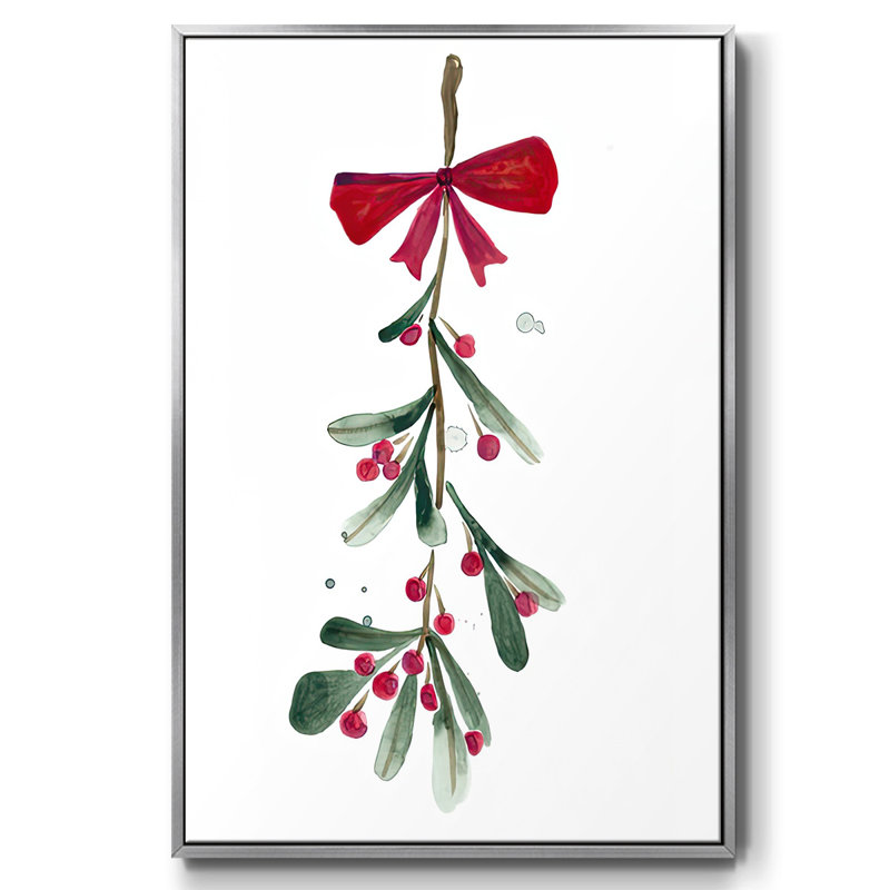 Warm Winter Wishes VI-Framed Gallery Wrapped Canvas, H 25 po x l 17 po x P 1,5 po, Encadrement argenté