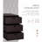 Outdoor/Patio Towel Cabinet, PE Rattan Pool Storage Organizer, Freestanding Outdoor/Patio Towel Rack For Pool With 3 Drawers And Weather Safe Material