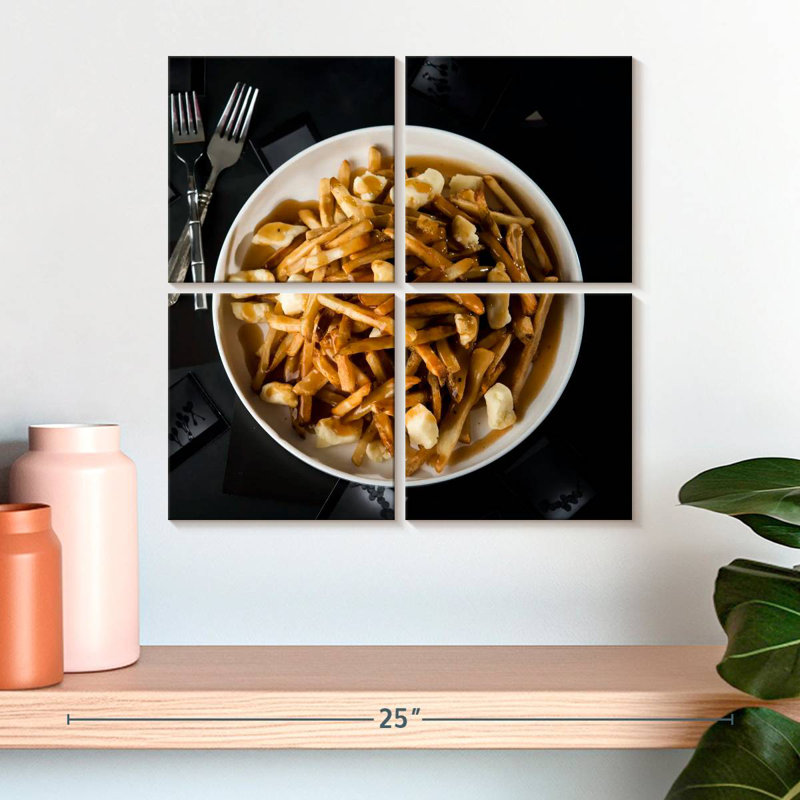 Yarlin Poutine Plate, 18" H x 18" W