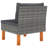 23.8" Wide Patio Sofa with Cushions-117660773-117660772