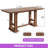Balconera 70" Farmhouse Dining Table For 6–10 People-1393666710