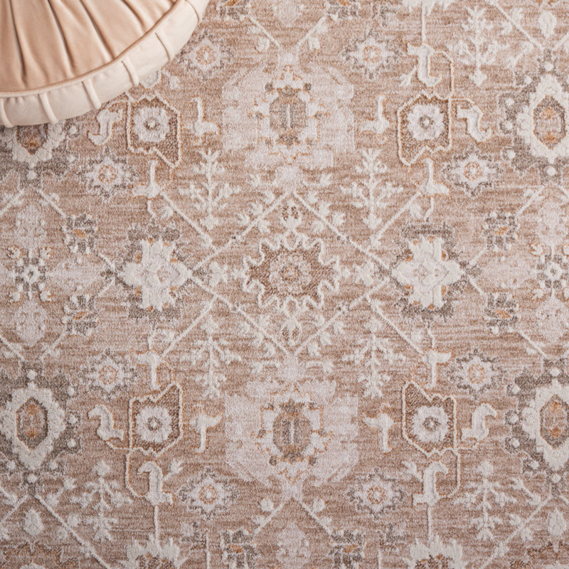 Tapis oriental en polyester / polypropylène tissé à la machine Aldercy, Tapis de couloir 2 pi x 8 pi