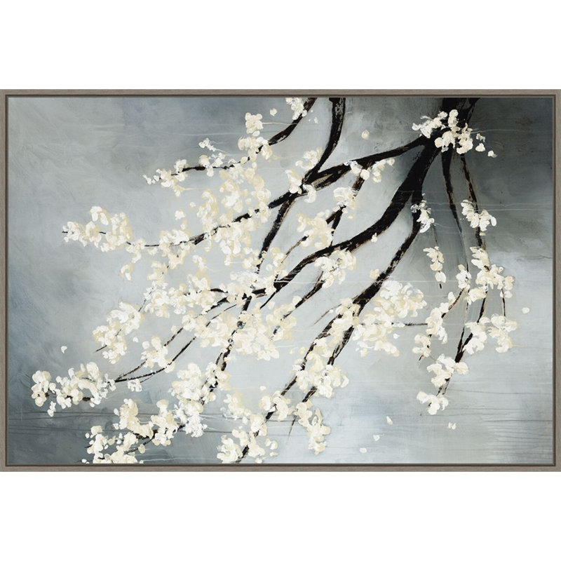 «Cherry Tree Blossoms», reproduction encadrée sur toile par Kari Taylor