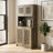 Arrastia 4 Door Kitchen Pantry With Microwave Shelf