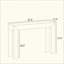 Élégante table d'appoint, table de vestibule, console-477800468