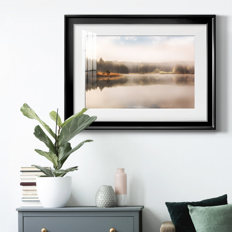 " Cosy Nature ", Black, 30.5" H x 42.5" W x 1" D, White