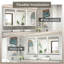 Armoire à pharmacie avec miroir et 3 tablettes Chouchanik-702663053-715303265