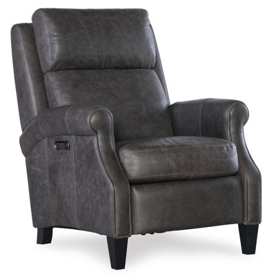 Oshia Upholstered Power Recliner with Articulating Headrest