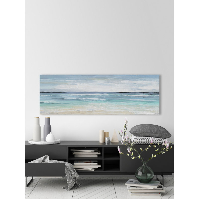 " Beach On " by Marmont Hill, 20" H x 60" W